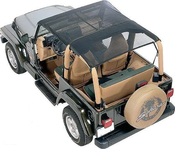 Vertically Driven Products 50406F KoolBreez Full Top in Black for 04-06 Jeep Wrangler TJ Unlimited