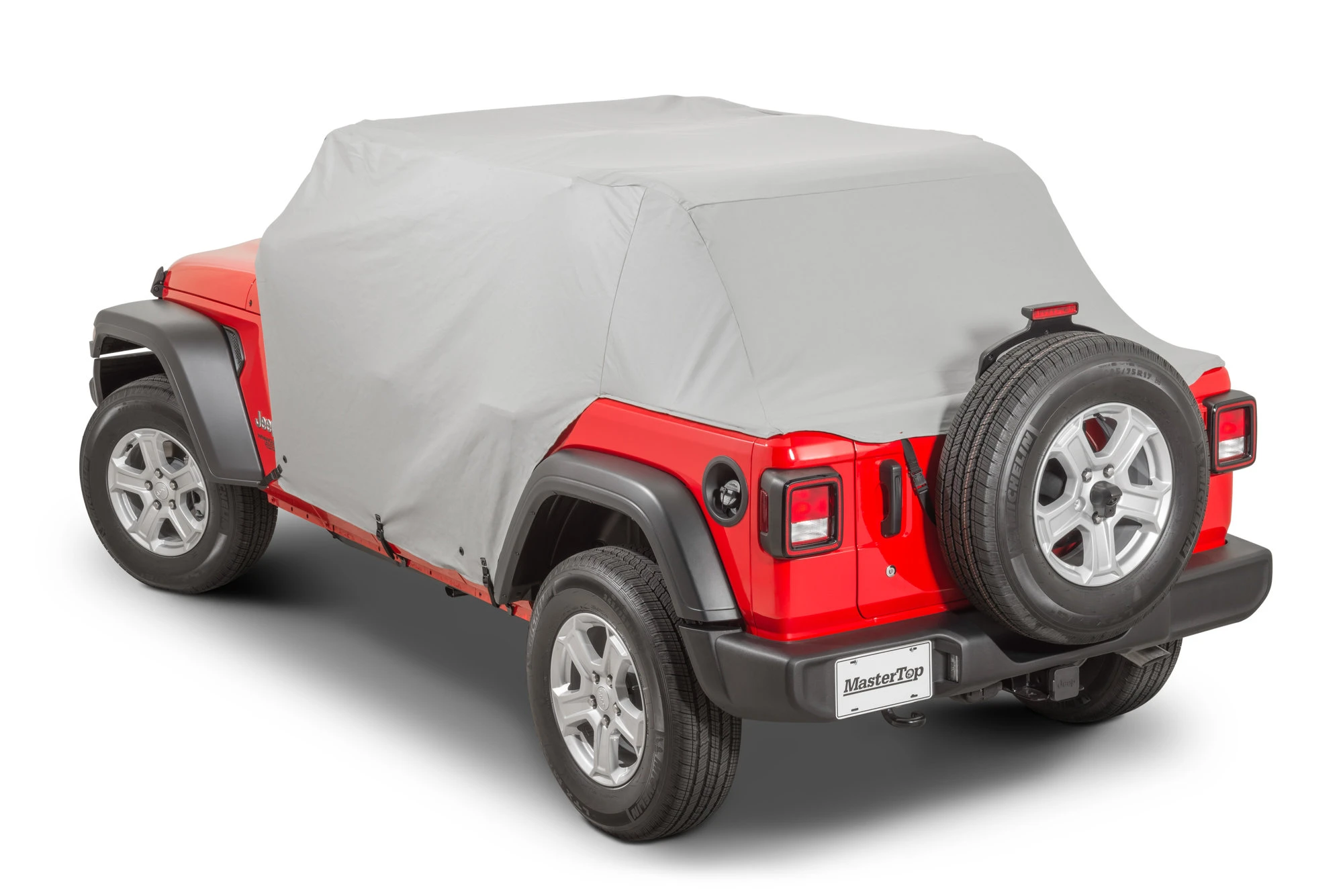 MasterTop 11110609 Cab Cover with Door Flaps for 18-26 Jeep Wrangler JL Unlimited with hard or soft top removed