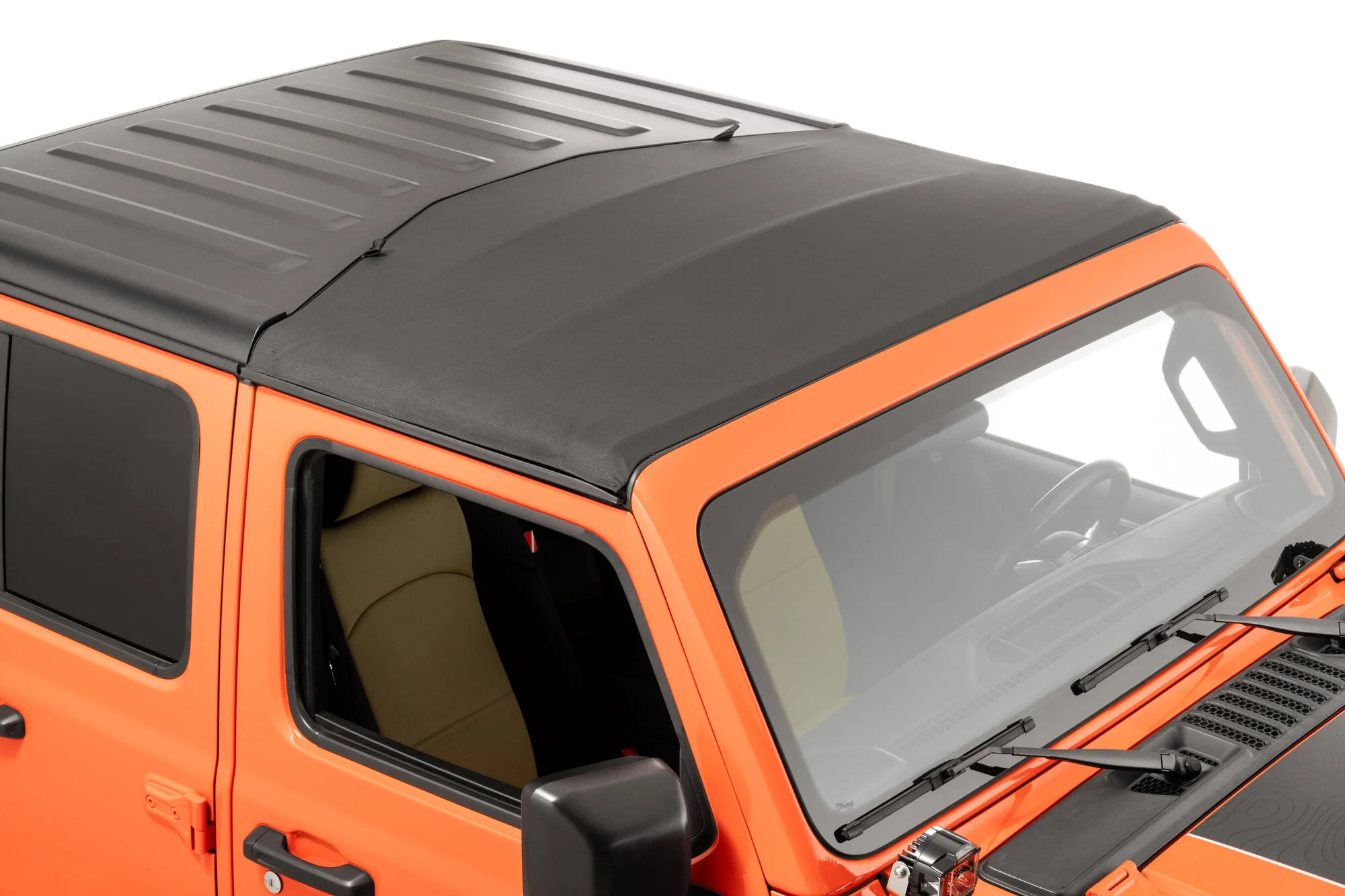 QuadraTop Skylite Roll Top for Hardtop in Twill for 18-25 Jeep Wrangler JL & Gladiator JT