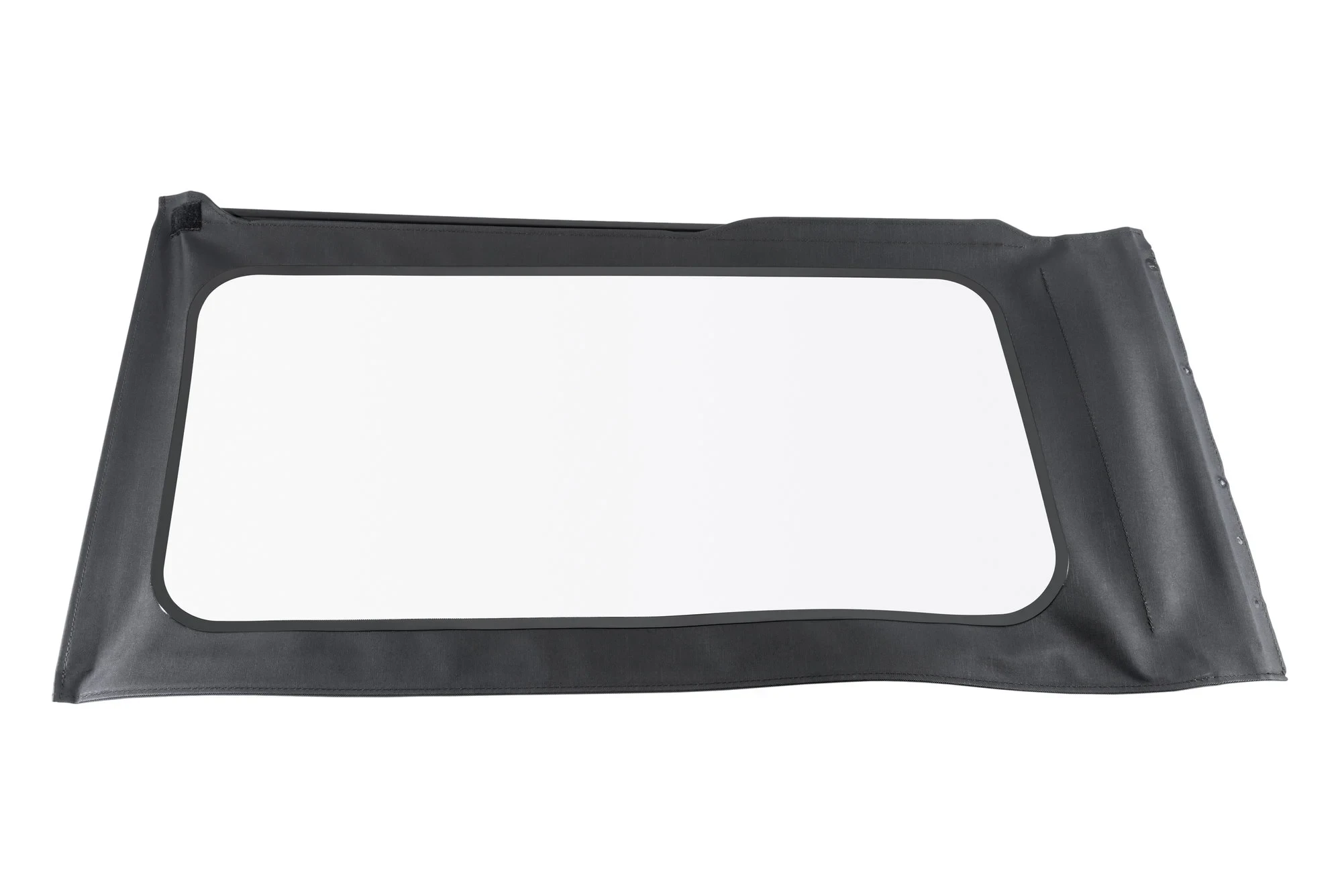 MasterTop 16016535 Repair Part Quarter Window Driver Side Clear in Black Diamond Material for 18-23 Jeep Wrangler JL