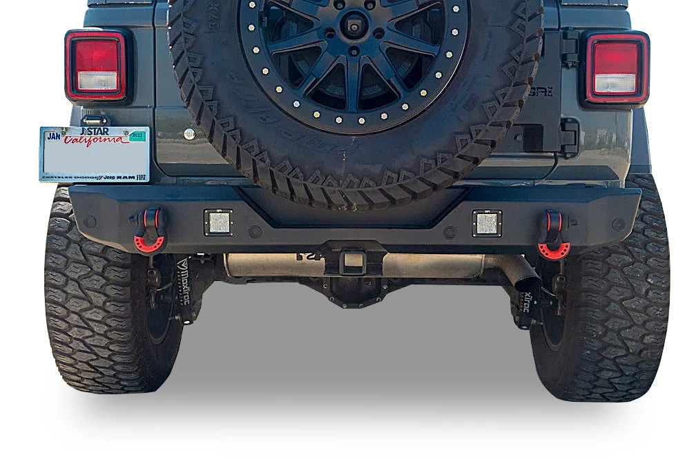 Body Armor JL-2966 Orion Rear Bumper for 18-26 Jeep Wrangler JL