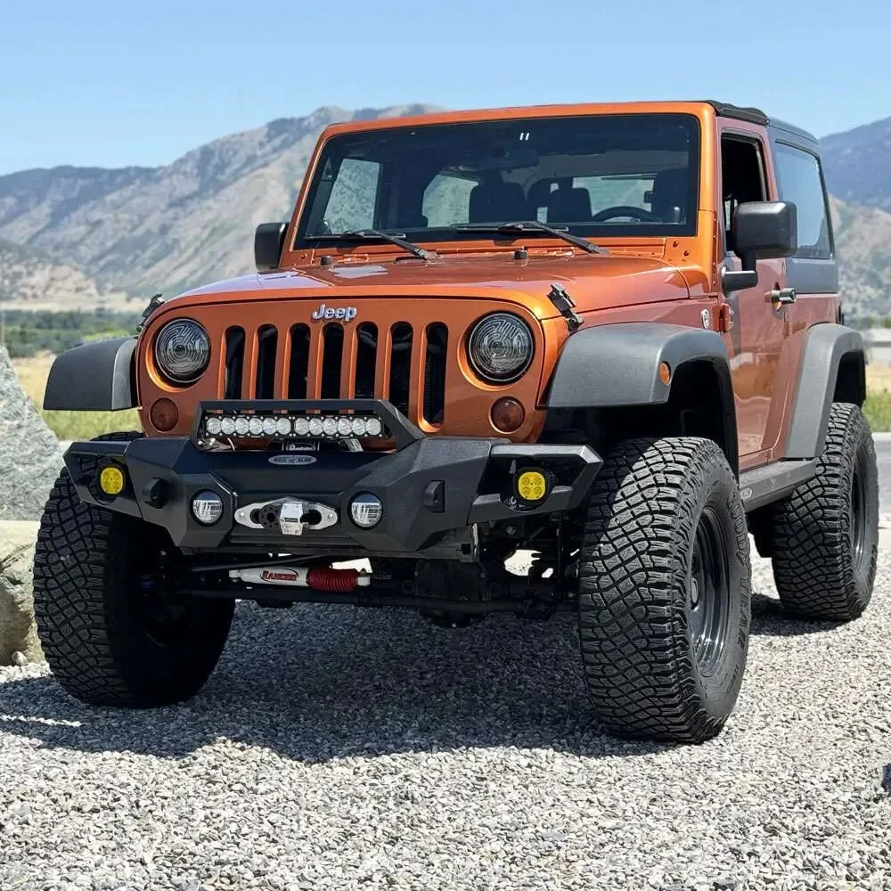 Rock Slide Engineering FB-F-300-JK Big Sky Aluminum Front Bumper - Mid Width for 07-18 Jeep Wrangler JK
