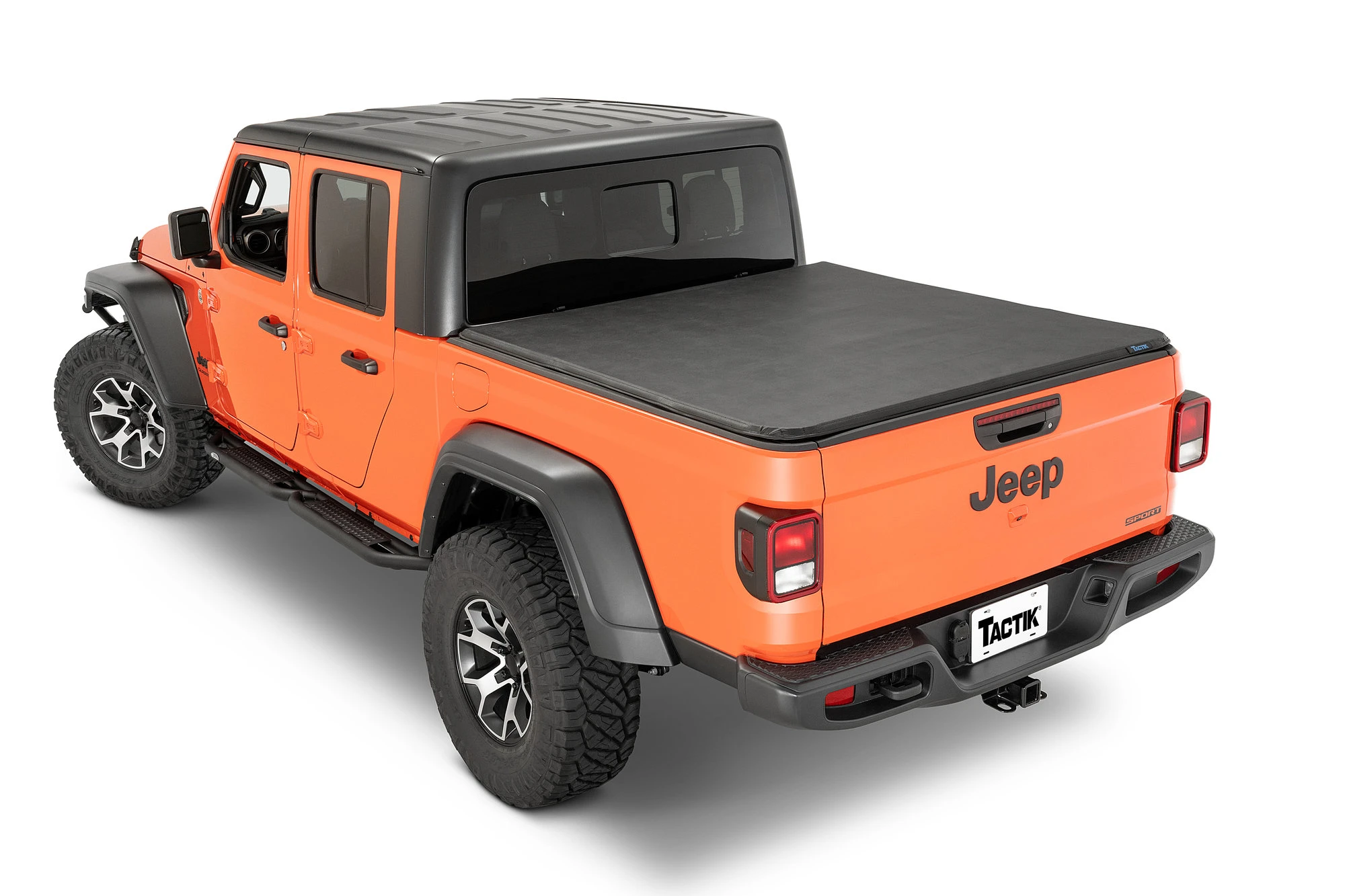 TACTIK 3033109 Tri-Fold Soft Tonneau Cover for 20-26 Jeep Gladiator JT