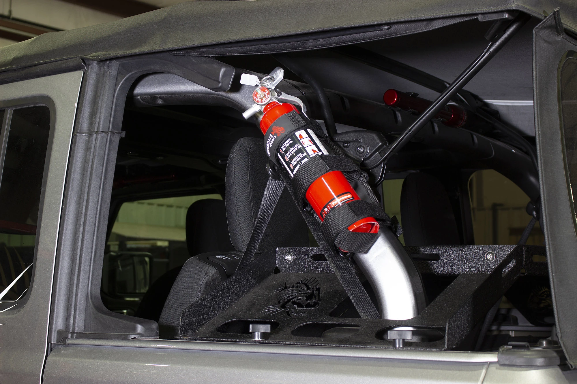 Fishbone Offroad FB55155 Fire Extinguisher Holder in Red