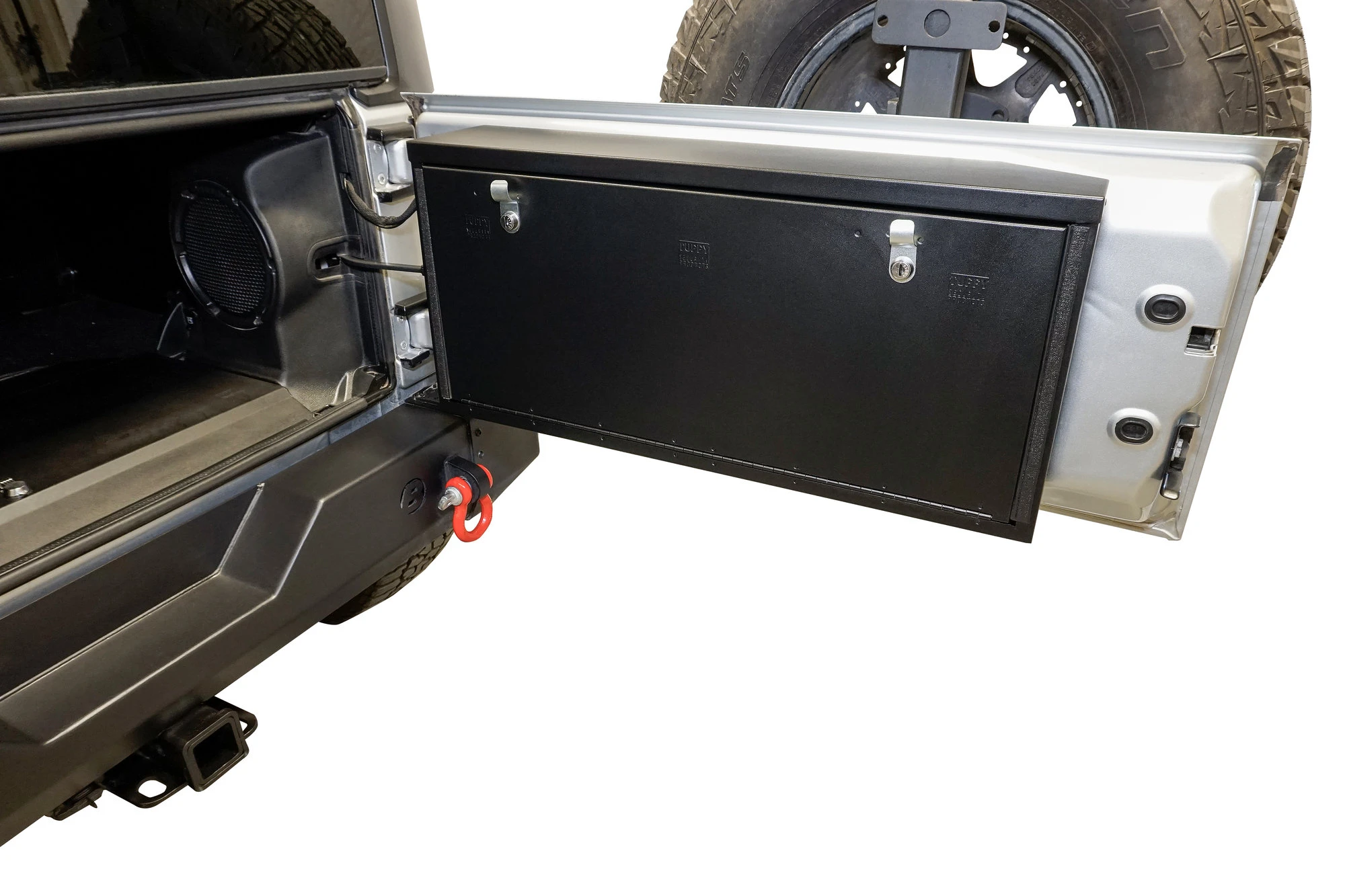 Tuffy 359-01 Tailgate Lockbox with Cam Lock for 07-18 Jeep Wrangler JK