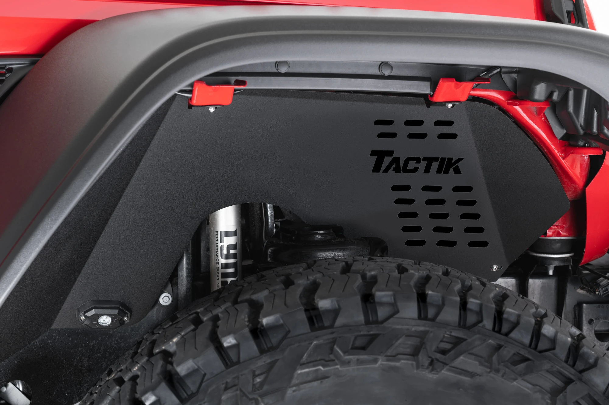 TACTIK Aluminum Inner Fender Liners Front & Rear Set for 18-26 Jeep Wrangler JL
