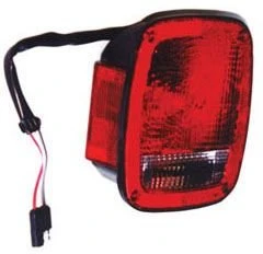 OMIX 12403.08 Tail Light Right Hand Black for 81-86 Jeep CJ