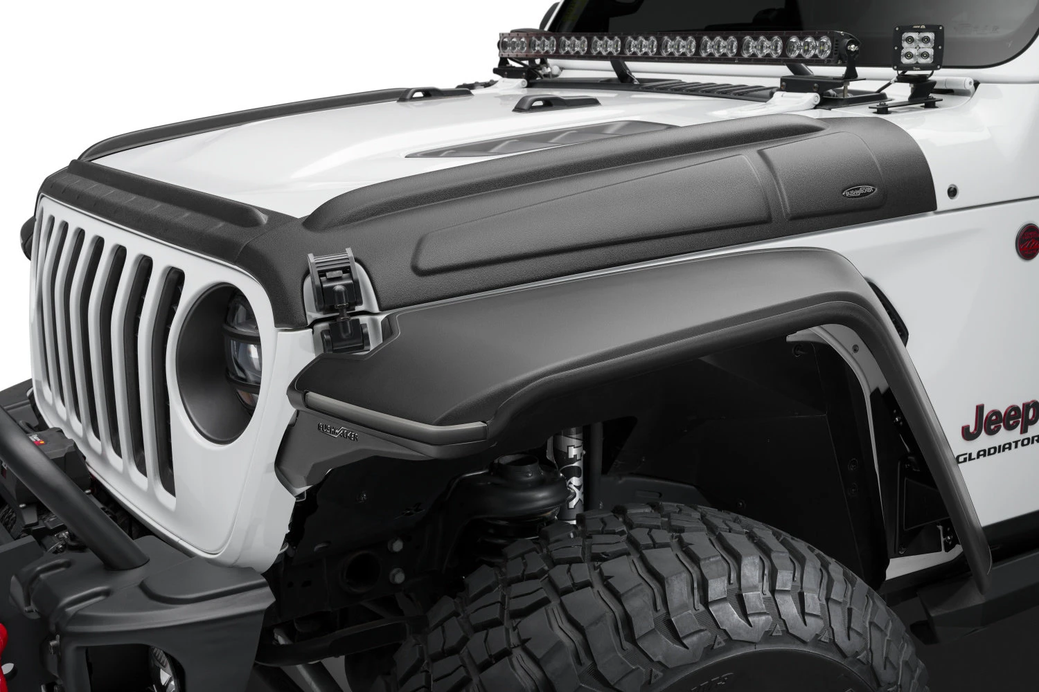 Bushwacker 14131 Trail Armor Hood Armor for 18-26 Jeep Wrangler JL and Gladiator JT
