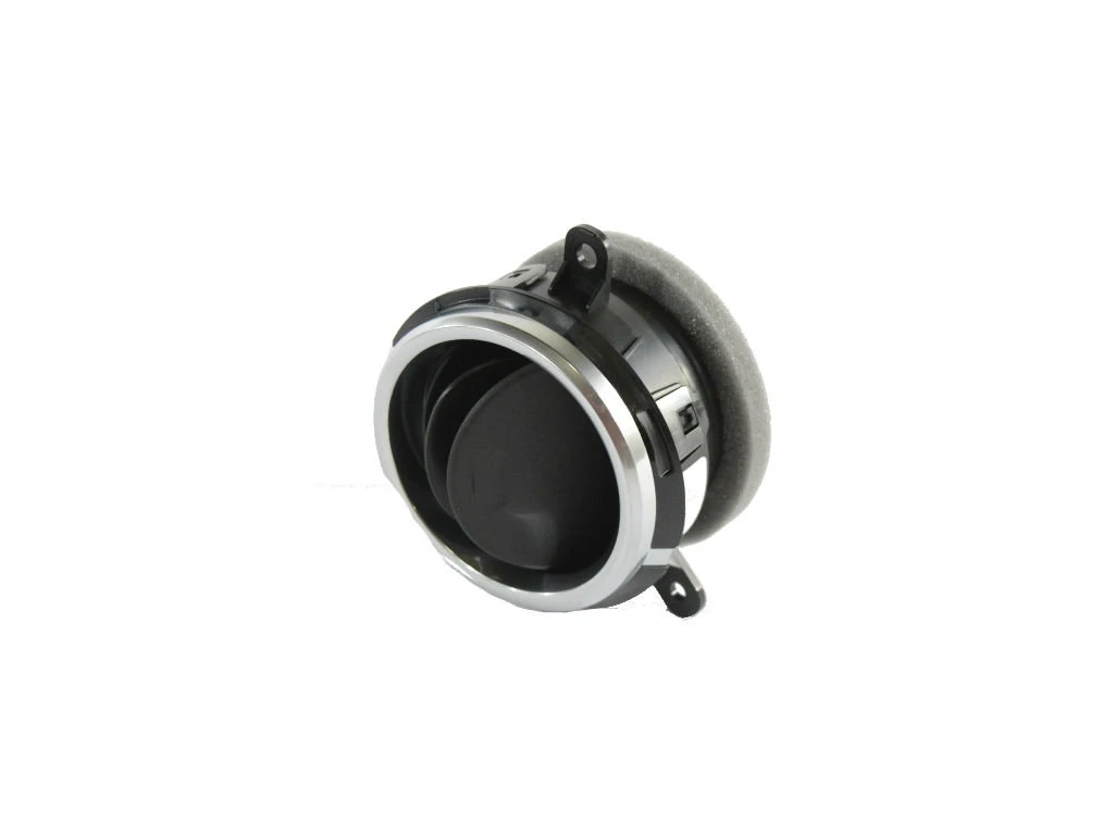 Mopar 6AB741Z7AC Air Vent Outlet with Silver Trim for the Passenger Side Inner Vent on 18-26 Jeep Wrangler JL and Gladiator JT