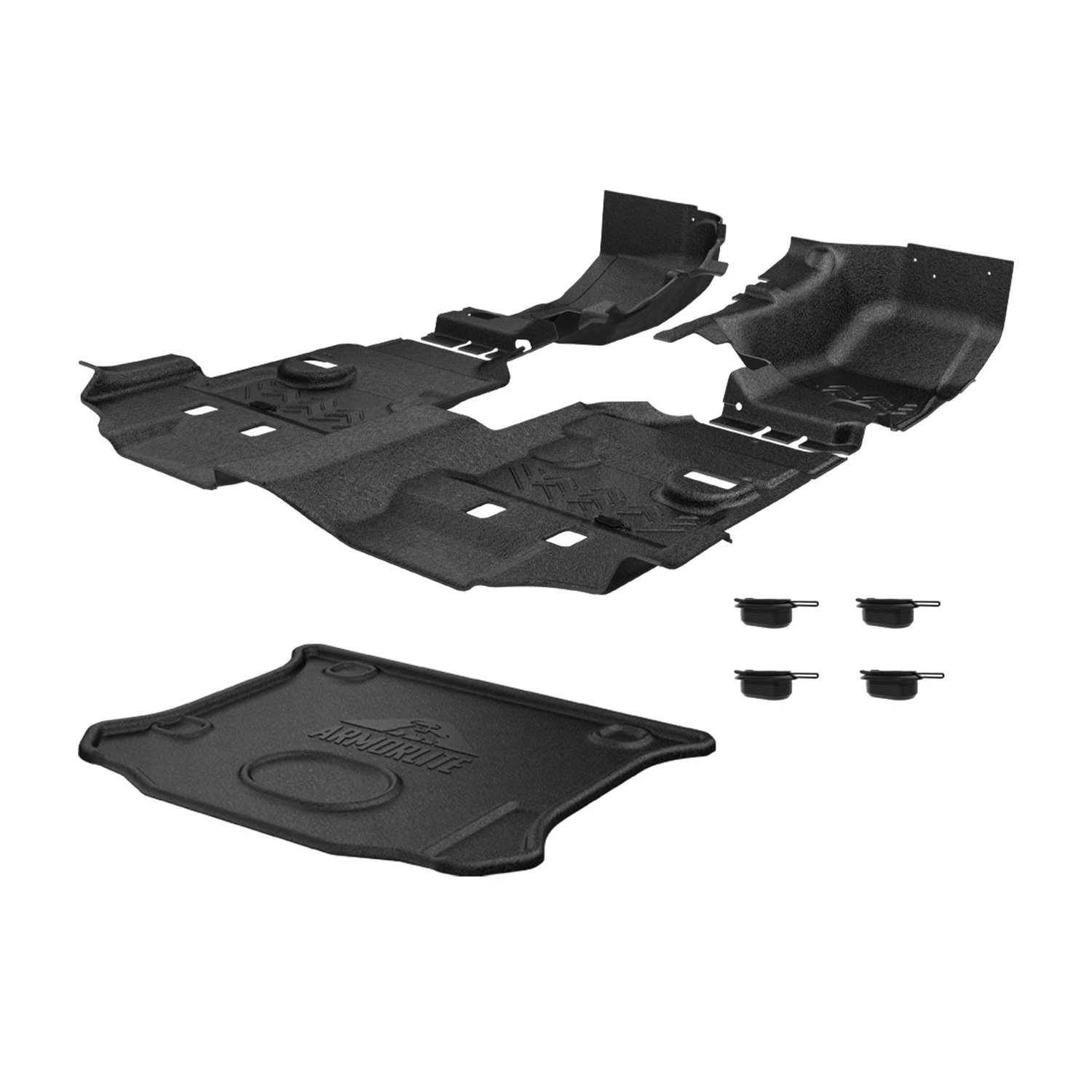 Armorlite B1009715BR Full Vehicle Flooring Kit Full Kit in Desert Khaki for 11-18 Jeep Wrangler JK 2 Door