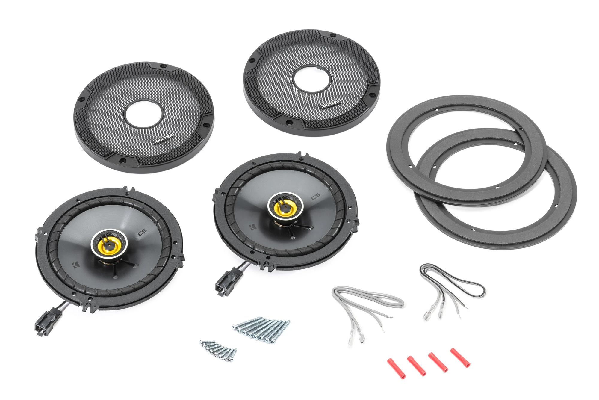 Kicker KWR65-0306 6.5in Deluxe Sound Bar Speaker Kit for 03-06 Jeep Wrangler TJ