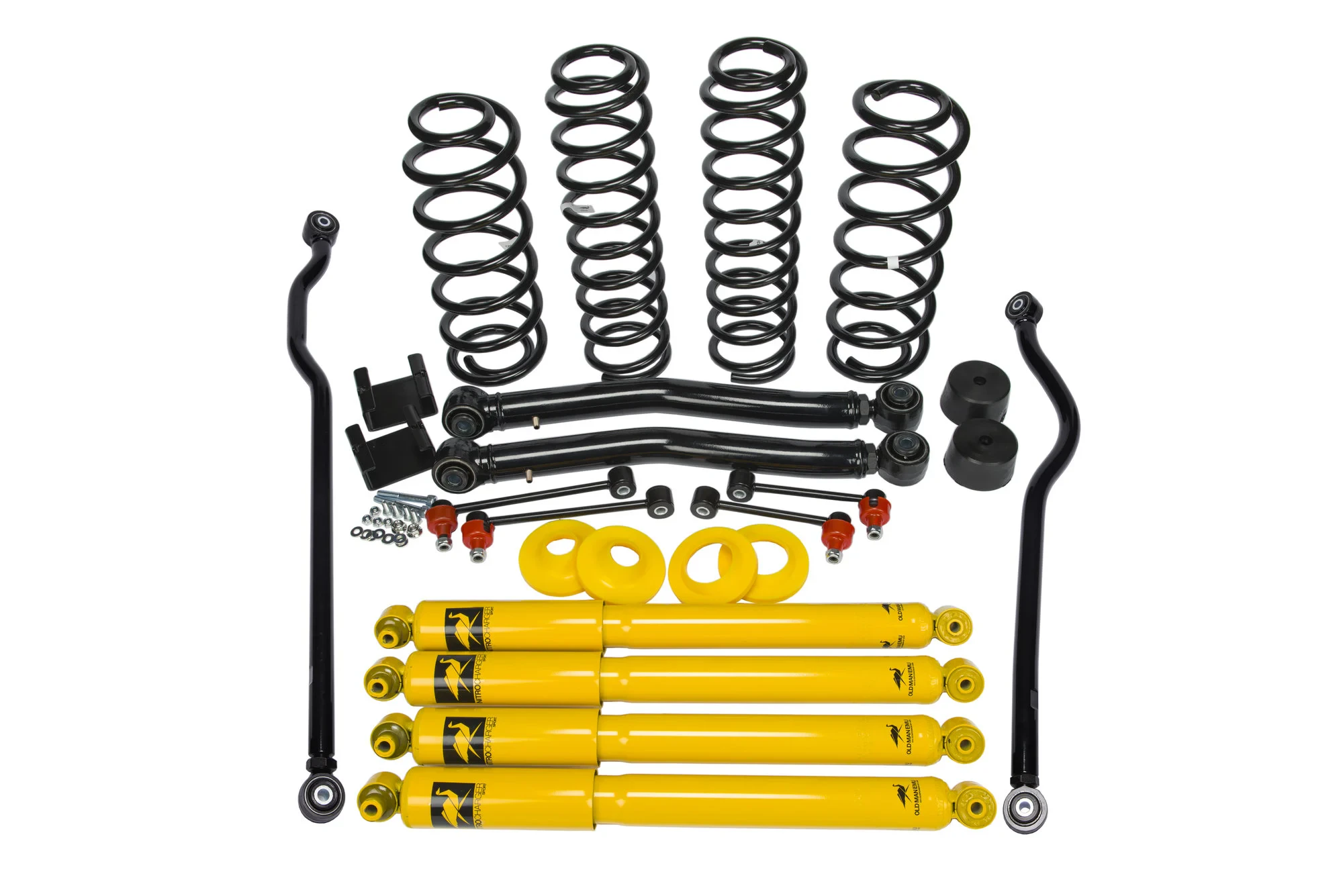Old Man Emu OMEJL2DBP51HK 2.5in-3.5in Suspension System Heeavy Duty with BP-51 Shocks for 18-23 Jeep Wrangler JL 2-Door