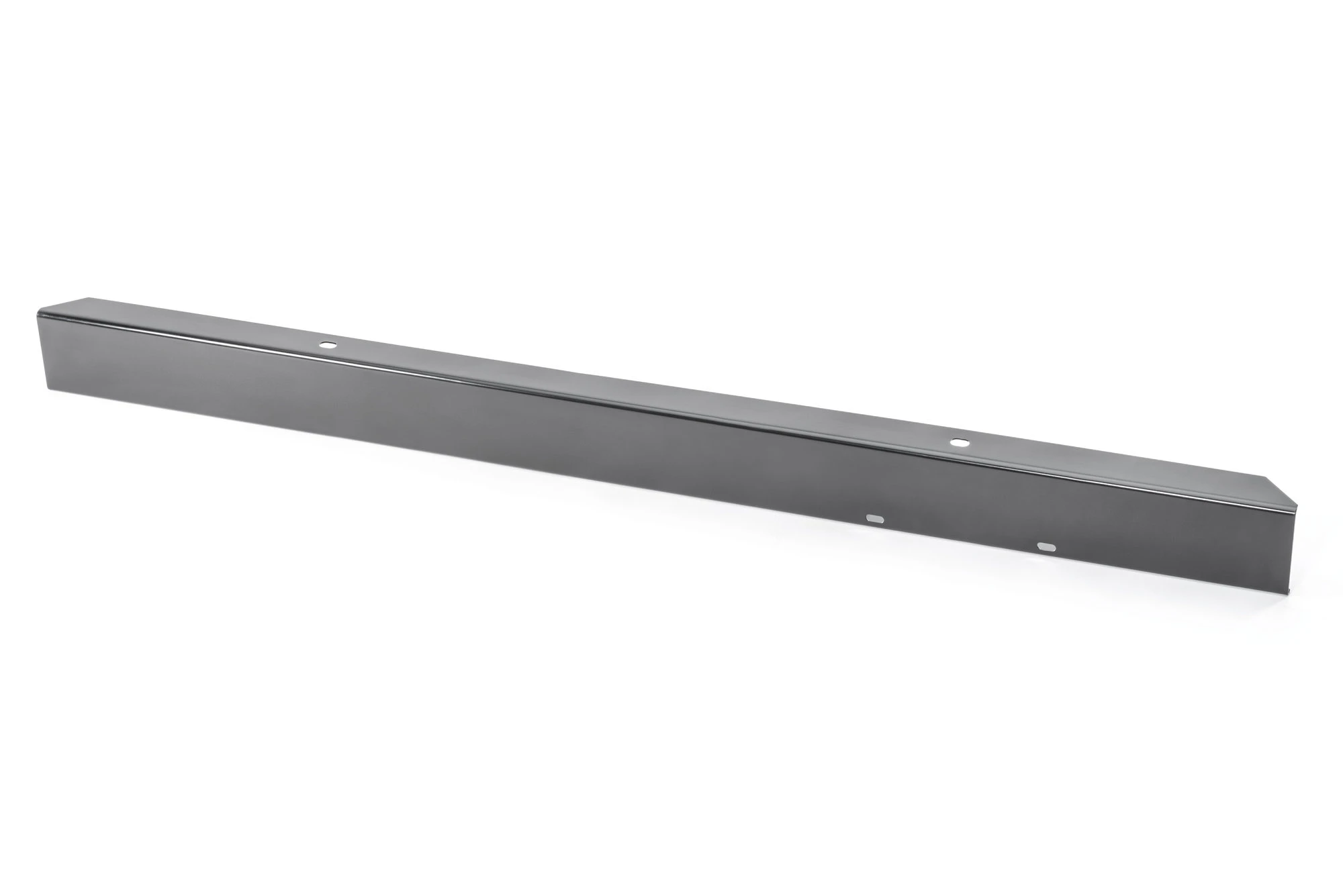 Kentrol 50430 54" Front Bumper Without Holes in Black Powder Coated Stainless Steel for 45-86 Jeep CJ Vehicles