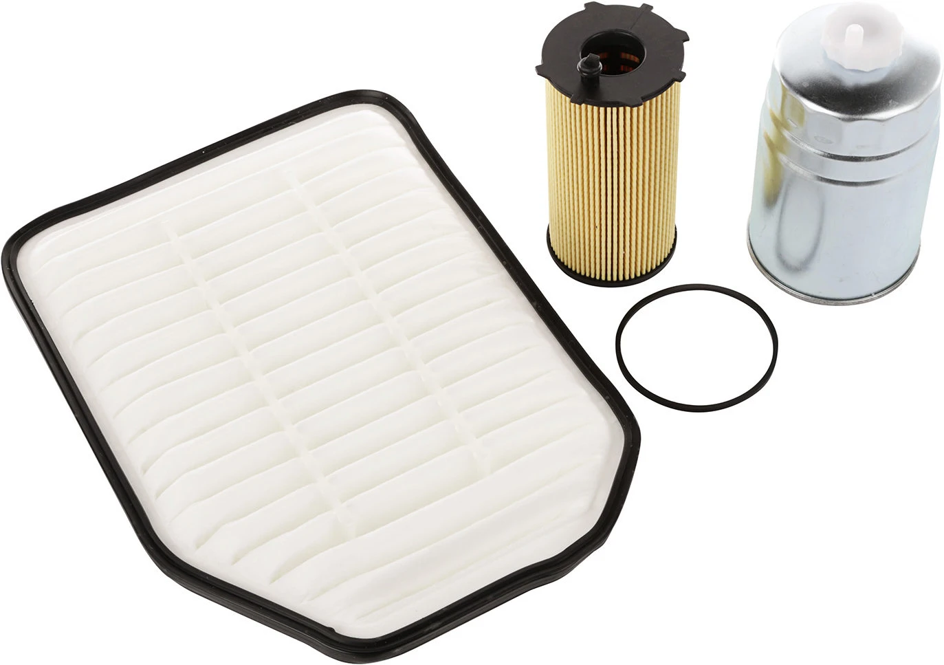 OMIX 17436.43 Air, Oil and Fuel Filter Kit for 07-18 Jeep Wrangler & Wrangler Unlimited JK with 2.8L I4 Engine