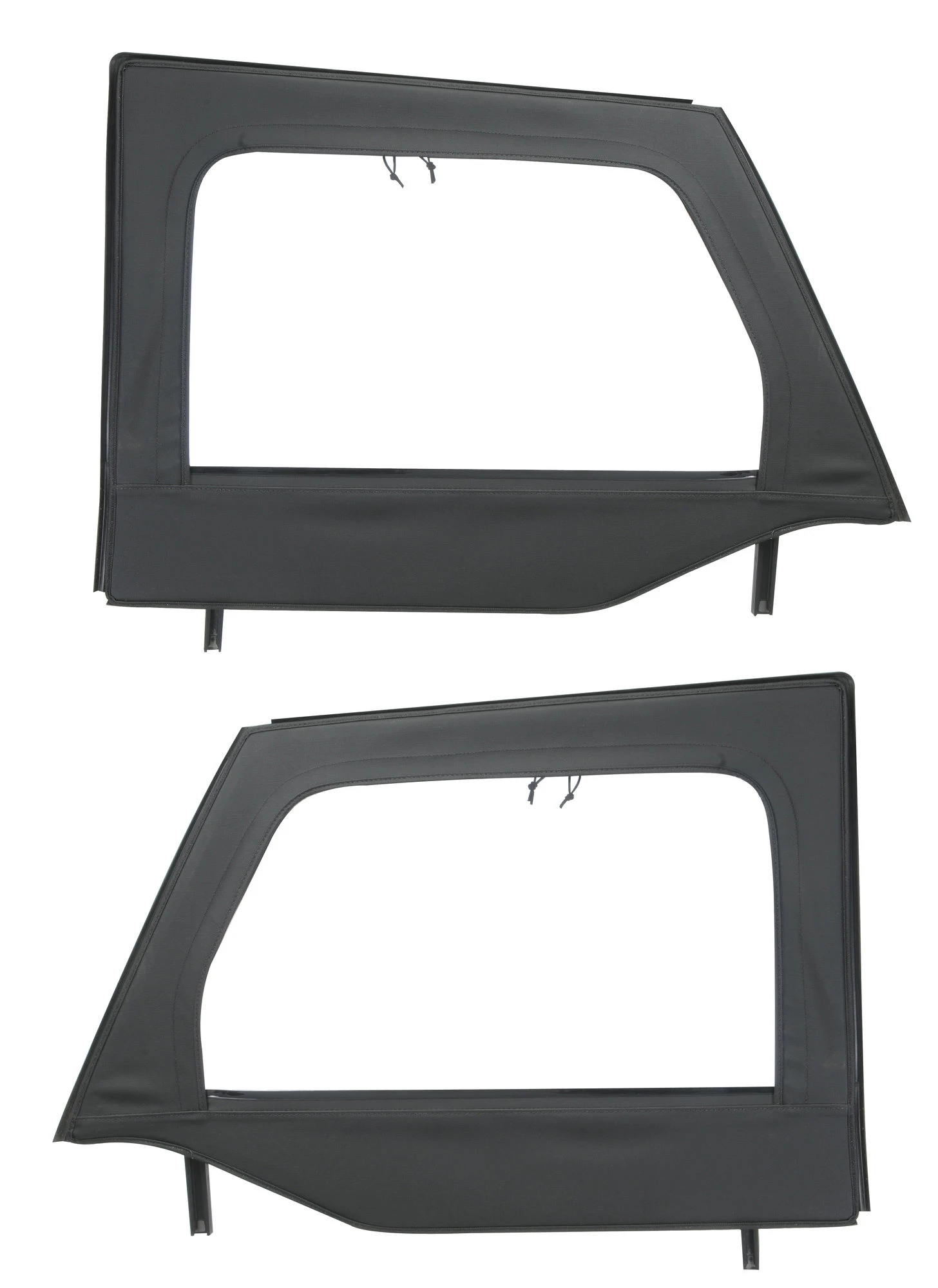 Mopar 82212132 Front Upper Doors in Black for 07-18 Jeep Wrangler and Wrangler Unlimited