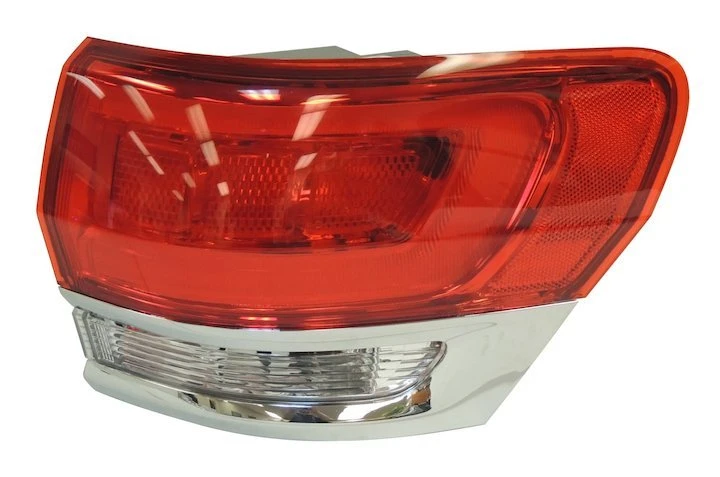 Crown Automotive 68110016AD Passenger Side Tail Lamp Assembly with Chrome Bezel for 14-15 Jeep Grand Cherokee WK