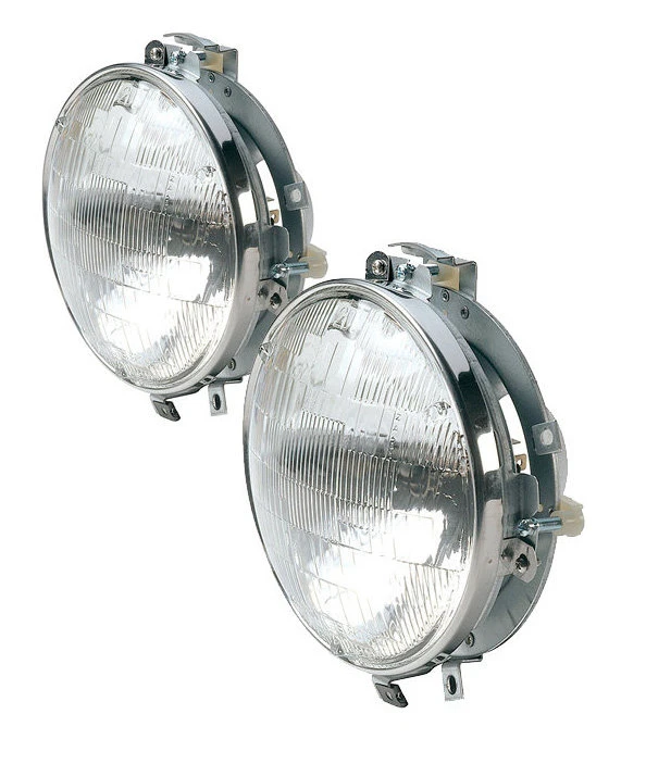 OMIX 12402.02 Headlamp Assembly (Pair) for 72-86 Jeep CJ