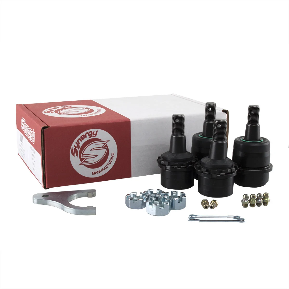 Synergy Manufacturing 4127 HD Adjustable Ball Joint Kit without Knurling for 99-18 Jeep Wrangler JK & Grand Cherokee WJ