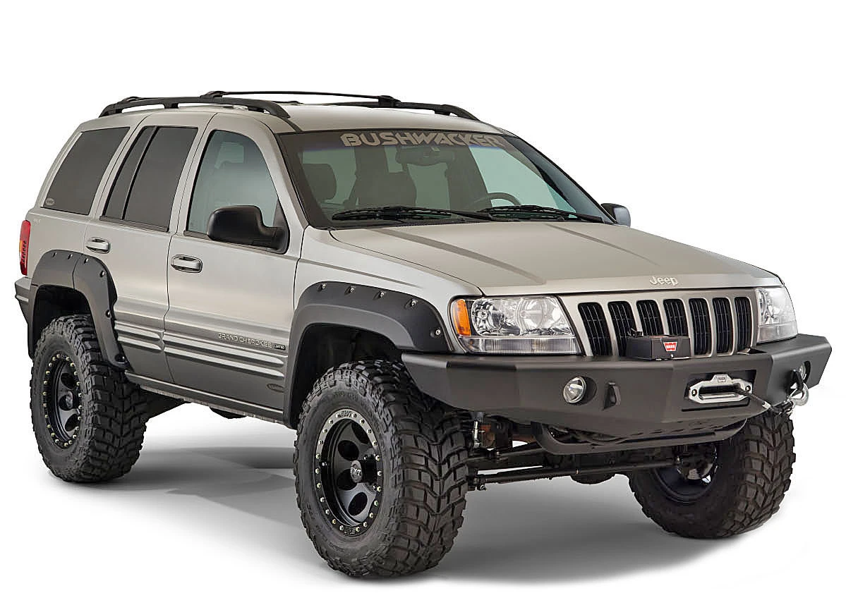 Bushwacker 10926-07 Cut-Out Fender Flares for 99-04 Jeep Grand Cherokee WJ