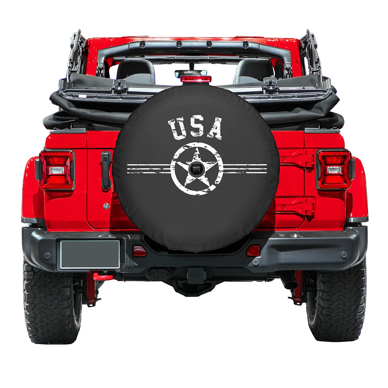 Boomerang Enterprises Air Force USA Star Logo Tire Cover for 18-26 Jeep Wrangler JL
