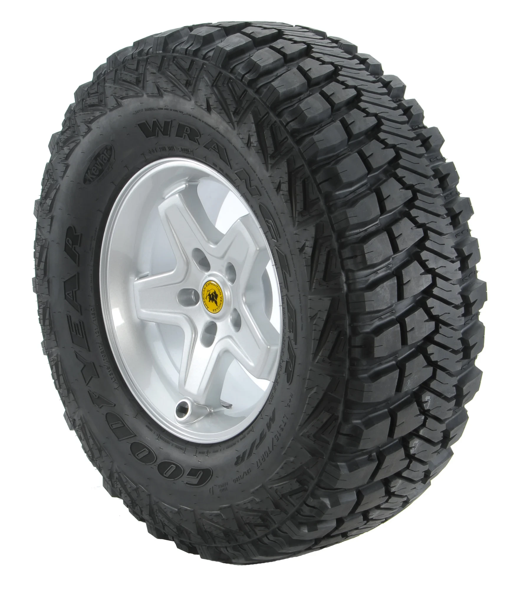 Goodyear 750736326 Wrangler MT/R Tire with Kevlar in 38x14.50R17