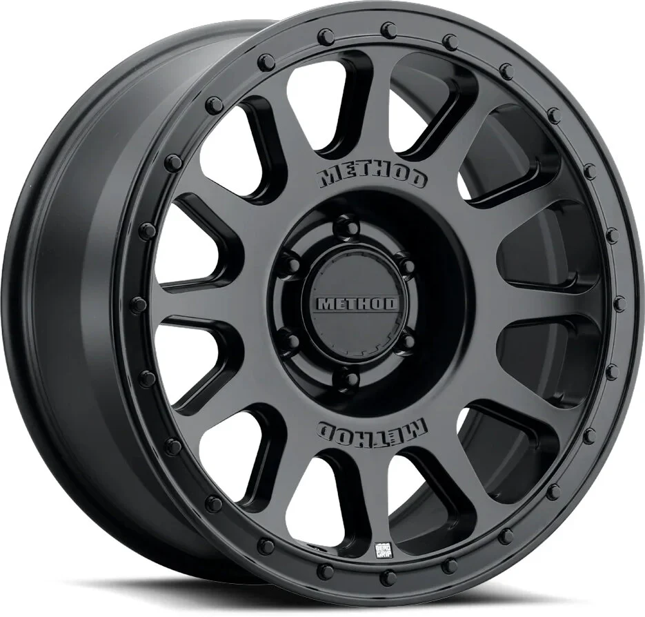 Method Race Wheels MR70989060512H 709-HD Bead Grip in 18x9 with 5.00in Backspace Matte Black for 21-26 Ford Bronco