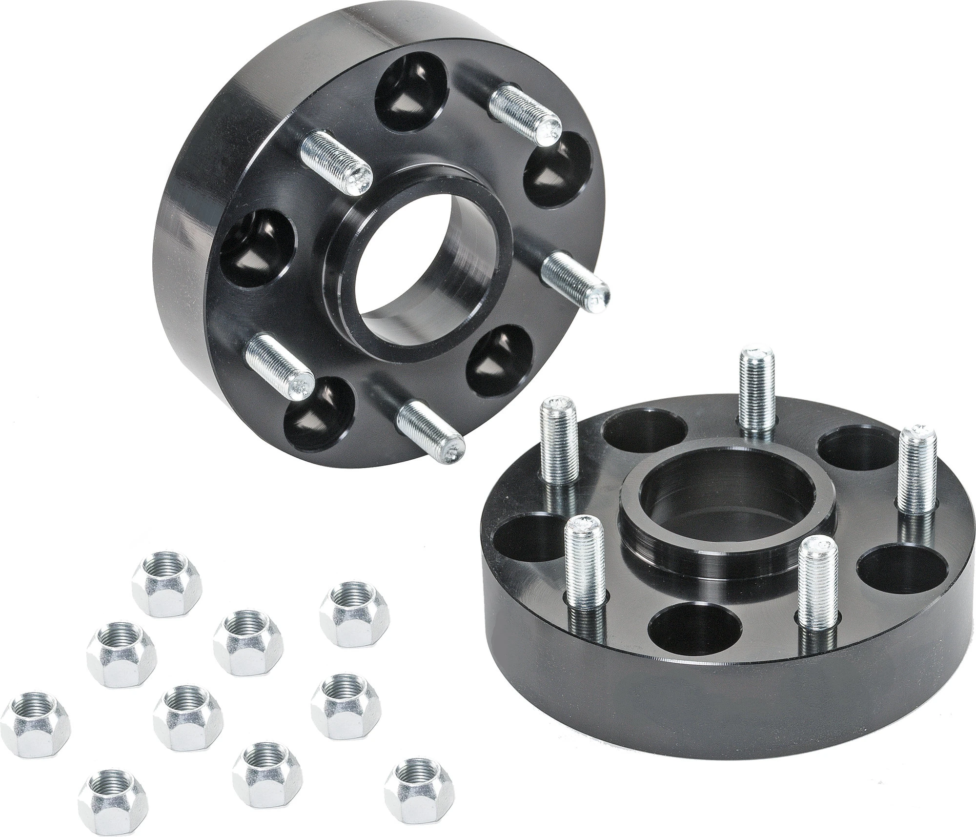 Spidertrax WHS010K 1.5" Wheel Spacer Kit in Black for 05-18 Jeep Wrangler JK, Unlimited JK, Grand Cherokee WK & Commander XK with 5x5" Bolt Pattern