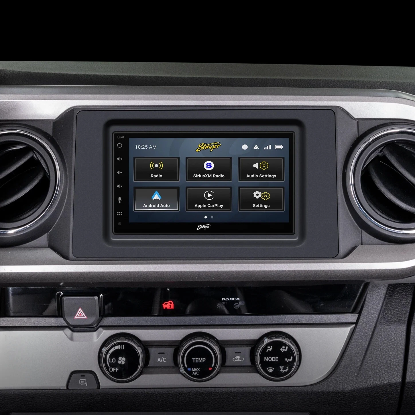 Stinger Off-Road STH68TAC Stinger 6.8" Double DIN Radio Kit for 16-21 Toyota Tacoma