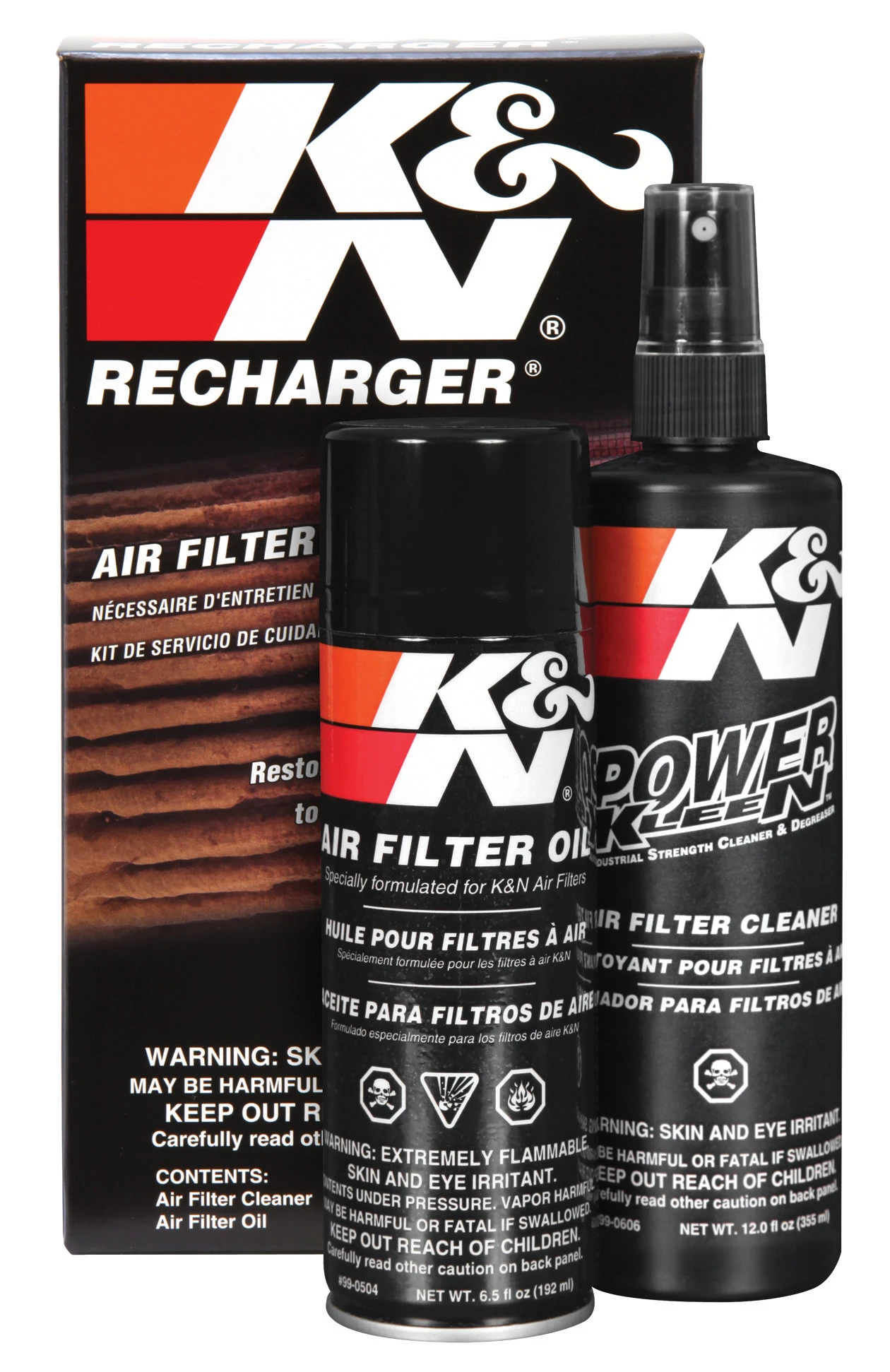 K&N 99-5000 Recharger Filter Care Service Kit - Aerosol Spray