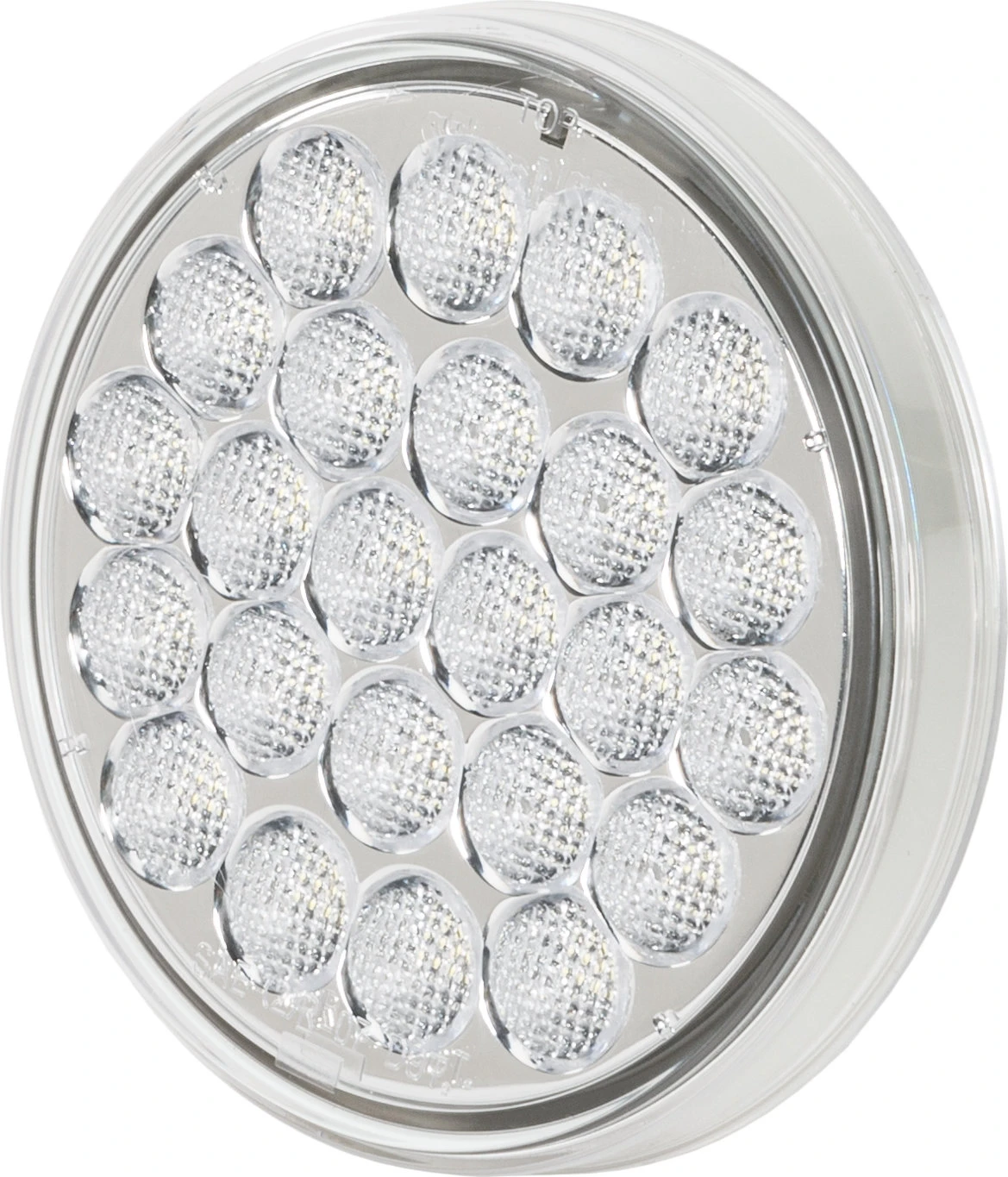 Truck-Lite 4060C 4" Round LED Back-Up Lamp in Clear Lens 24 Diode Pattern