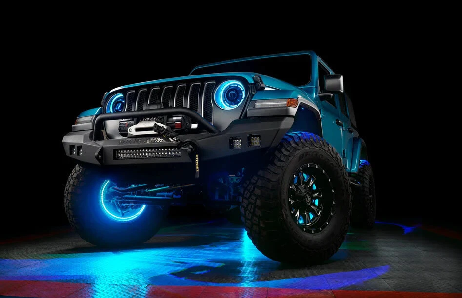 Oracle Lighting 4215-339 LED Illuminated Wheel Rings - ColorSHIFT® RGB+W