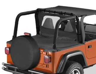 Bestop Full Sport Bar Covers w/ Center Hoop for 97-02 Jeep Wrangler TJ