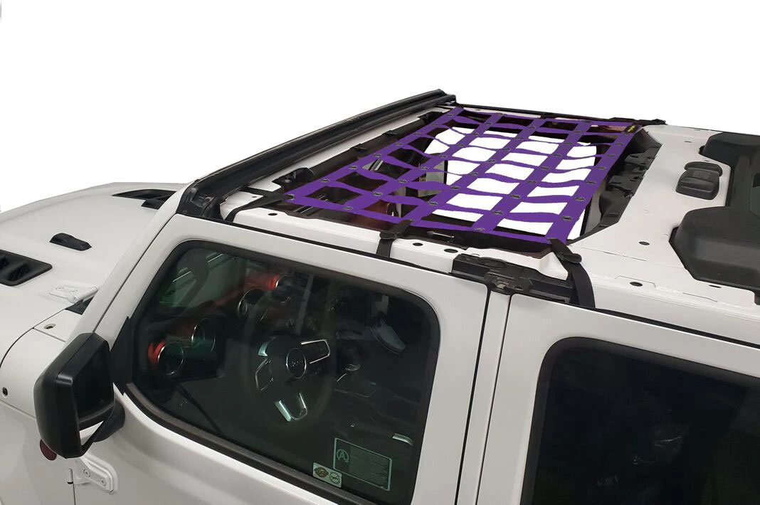 Dirtydog 4X4 Front Seat Netting for Jeep Gladiator JT