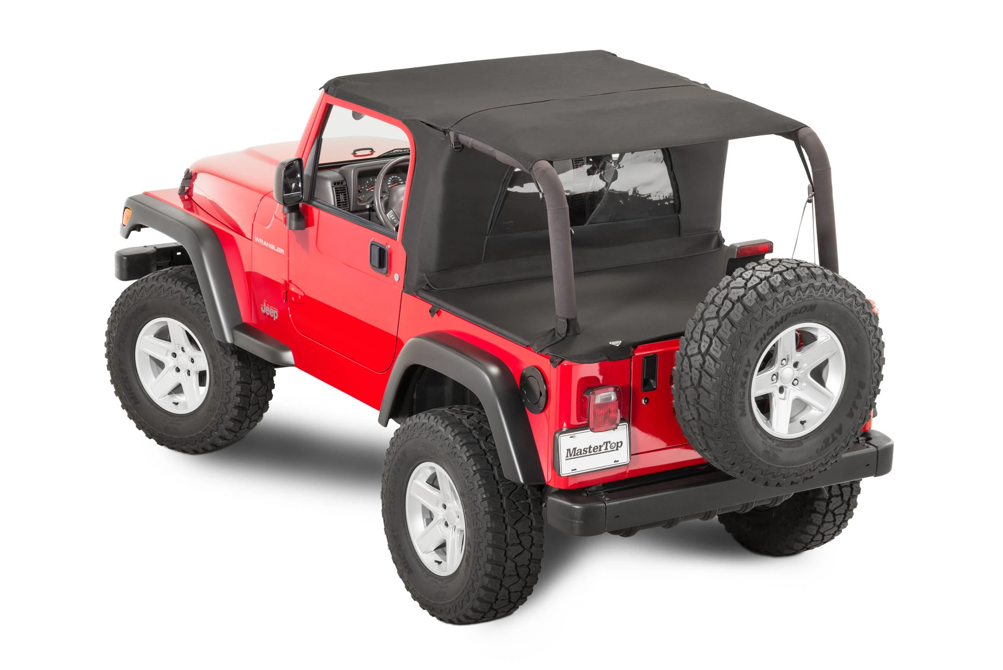 MasterTop Ultimate Summer Combo in MasterTwill® Fabric for 97-06 Hard Top Equipped Jeep TJ Wrangler