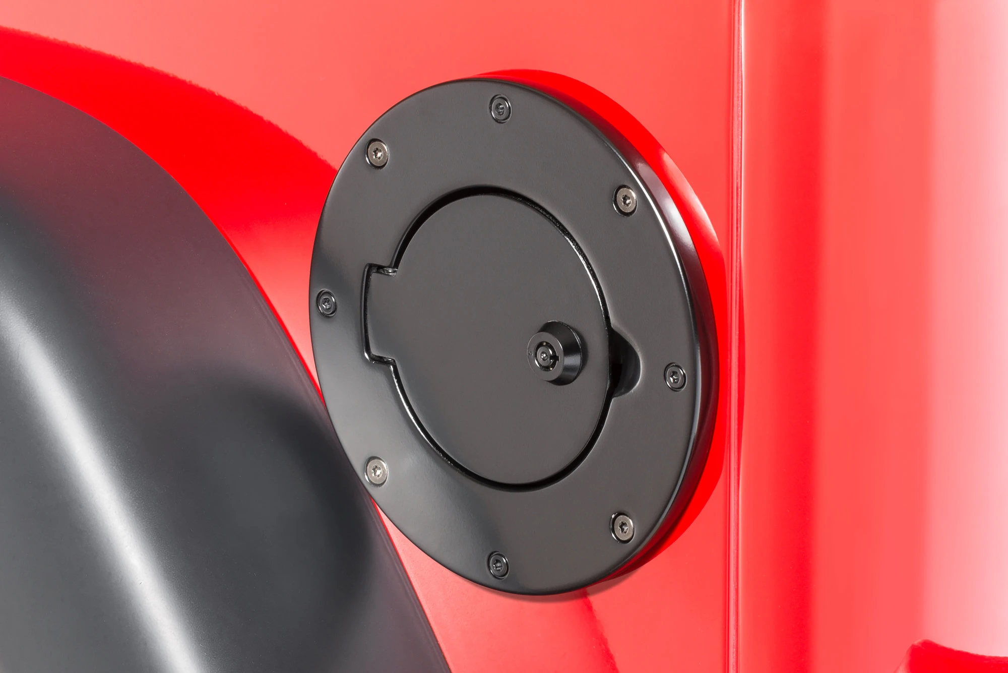 Rugged Ridge Locking Fuel Door for 97-06 Jeep Wrangler TJ & Unlimited