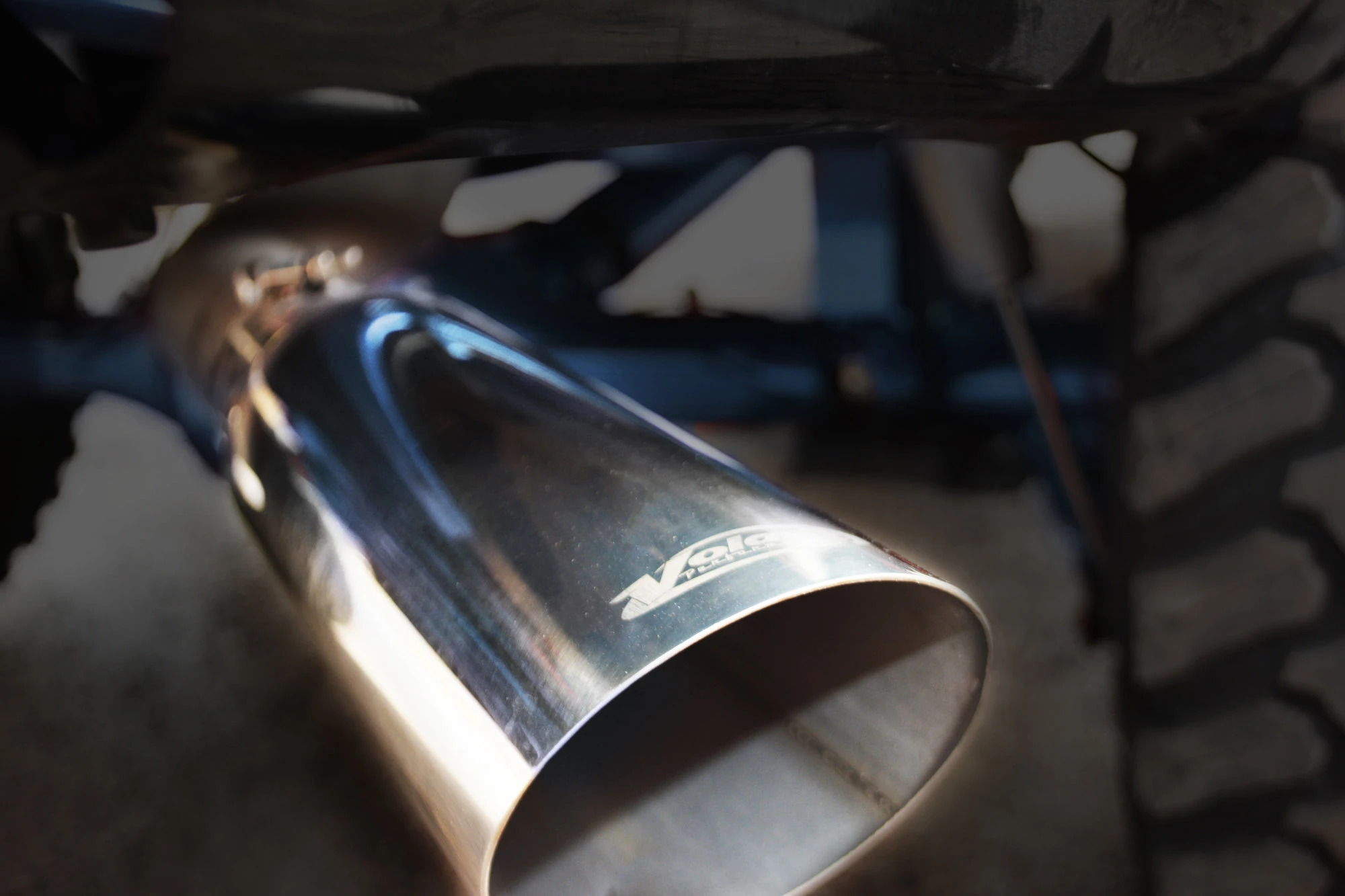 Volant 2.5" Polished Dual Axle Back System for 07-18 Jeep Wrangler JK 3.6/3.8L